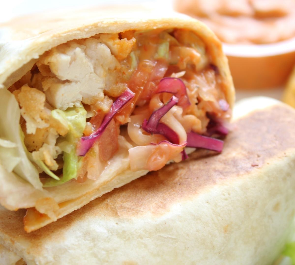 Fusion Chicken Wrap
