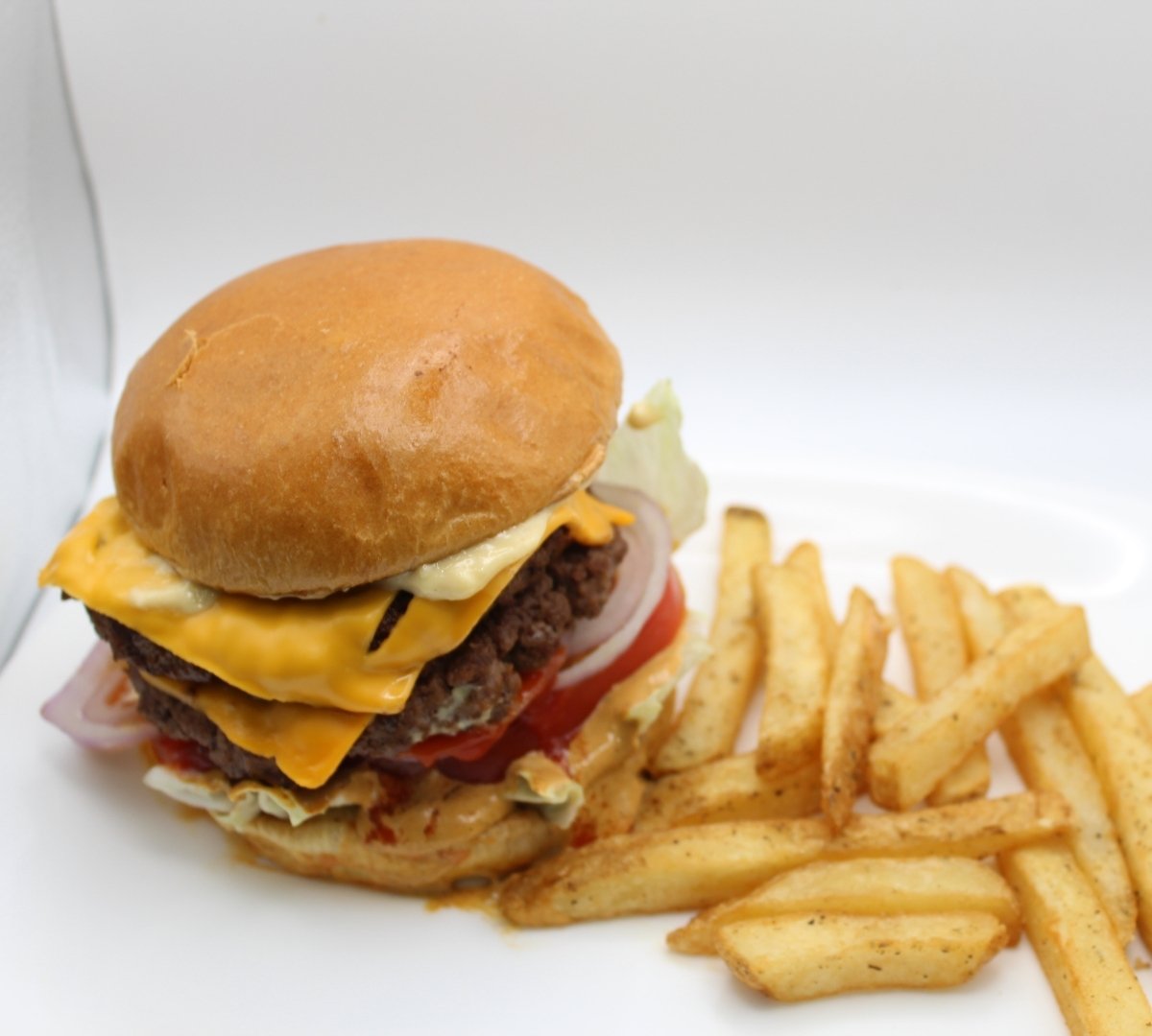 Double Barrel BBQ Burger